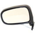 Door Mirror Driver Side For Toyota Previa 1991 To 1997 Power Glass Manual Folding Non Heated Textured Black Replaces 8794028290 