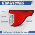 Fo2801275 Rear Led Drl Tail Lights Brake Lamps With Reverse Compatible Ford Explorer Police Interceptor Utility 2020-2022