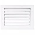Uxcell Ventilation Grille Rectangle Shape Aluminum Alloy Louvered Air Vent 400x300mm Lxw White With Wire Mesh For 350x250mm