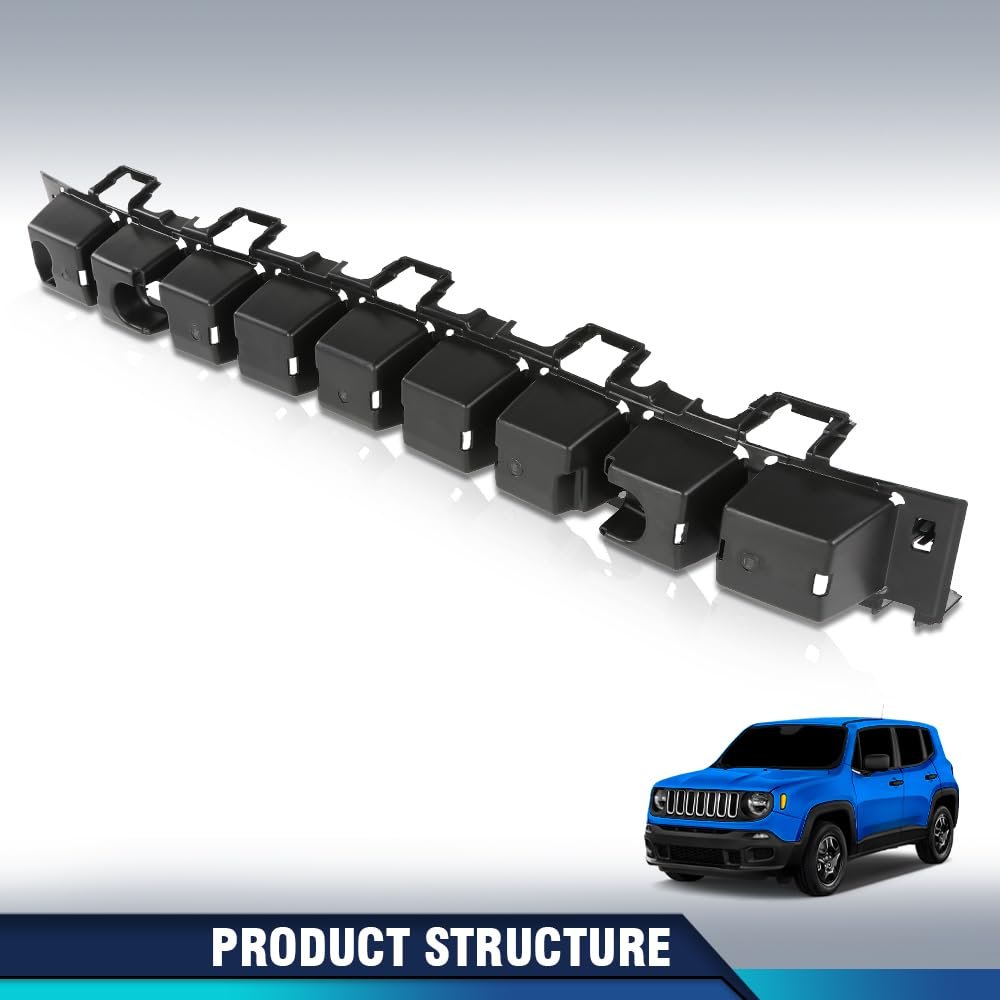 Front Bumper Energy Absorber For Jeep Renegade 2015-2018 68247402aa Black