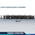 Front Bumper Energy Absorber For Jeep Renegade 2015-2018 68247402aa Black