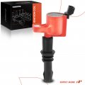 A-premium Ignition Coil Straight Boot Red Compatible With Ford Lincoln Mercury 4 6l 5 4l 6 0l F-150 F-250 Expeditin Explorer