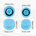 5 Pair Id 0 61 Air Conditioner Valve Caps Cap Dust Seal Cover Kit For Car Ac System Conditioning Reparing Abs Plastic Blue