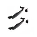 Front Exterior Door Handle Pair For Nissan Rogue 2008 2009 Driver And Passenger Side Primed Without Key Hole Replacement 