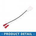 A Absopro Car Speaker Wire Adapter 72-8104 Connector Harness For Toyota Corolla 1993-2015 Plastic White Set Of 4