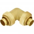 Plumbite Push On 90 Degree Elbow C77429lf 1 5 In Lead Free Brass Pipe Fitting For Copper Cpvc Pex Or Pe Rt Tubing Bag Of 