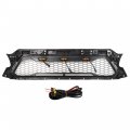 Waltyotur Front Bumper Grille W Led Lights Replacement For Tacoma Matte Black 2012 2013 2014 2015