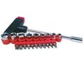 Roadpro Rp-34120 21-piece T-bar Driver Set With 9 Sockets And 11 Bits 