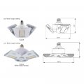 Satco S13118 60w Led Adjustable Multi-beam Utility Light 4000k White