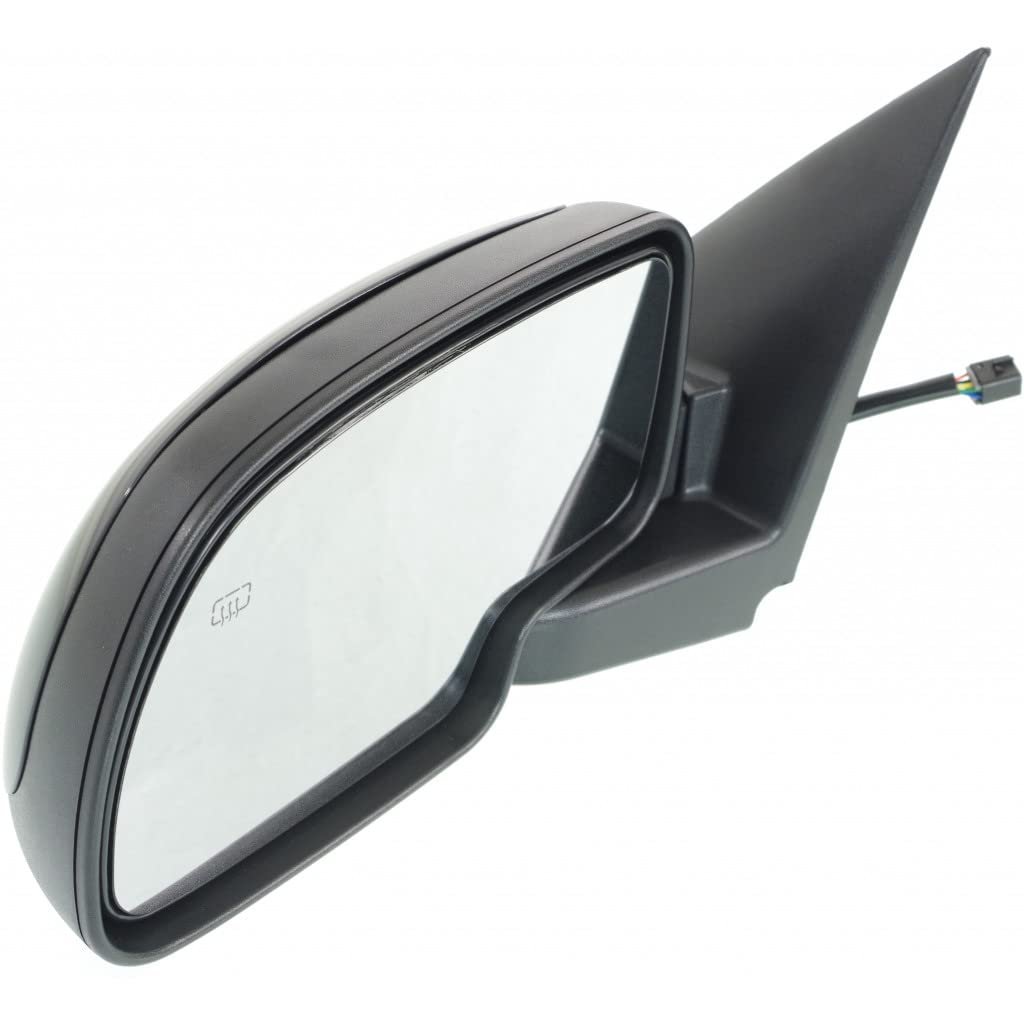 Driver Side Door Mirror For Chevy Tahoe 2000 2001 2002 Power Heated Glass Manual Folding Paint To Match Standard Style