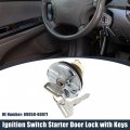 X Autohaux Ignition Switch Starter Door Lock With Keys 69058-60071 For Toyota Land Cruiser Fj40 Fj25 Bj 1975-1984 Metal Silver