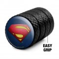 The Flash Supergirl Logo Valve Stem Caps For Tire Rim Wheel Aluminum Black