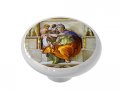 Gotham Decor Michelangelo The Delphic Sybil Ceramic Drawer Knob 