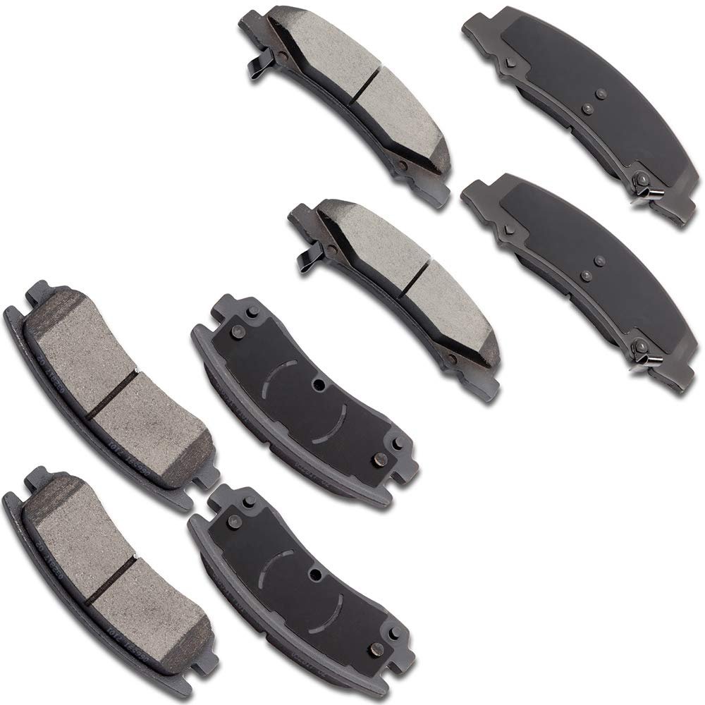 Brake Pad Set 8pcs Front And Rear Ceramic D1159 D698