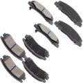 Brake Pad Set 8pcs Front And Rear Ceramic D1159 D698 