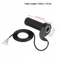 Qiilu Throttle Grip Motorcycle Accelerator Electric Scooter Twist Speed With 3 Wires