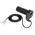 Qiilu Throttle Grip Motorcycle Accelerator Electric Scooter Twist Speed With 3 Wires