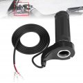 Qiilu Throttle Grip Motorcycle Accelerator Electric Scooter Twist Speed With 3 Wires