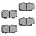 Front D799 Ceramic 4pcs W Hardware Disc Brake Pad Set 