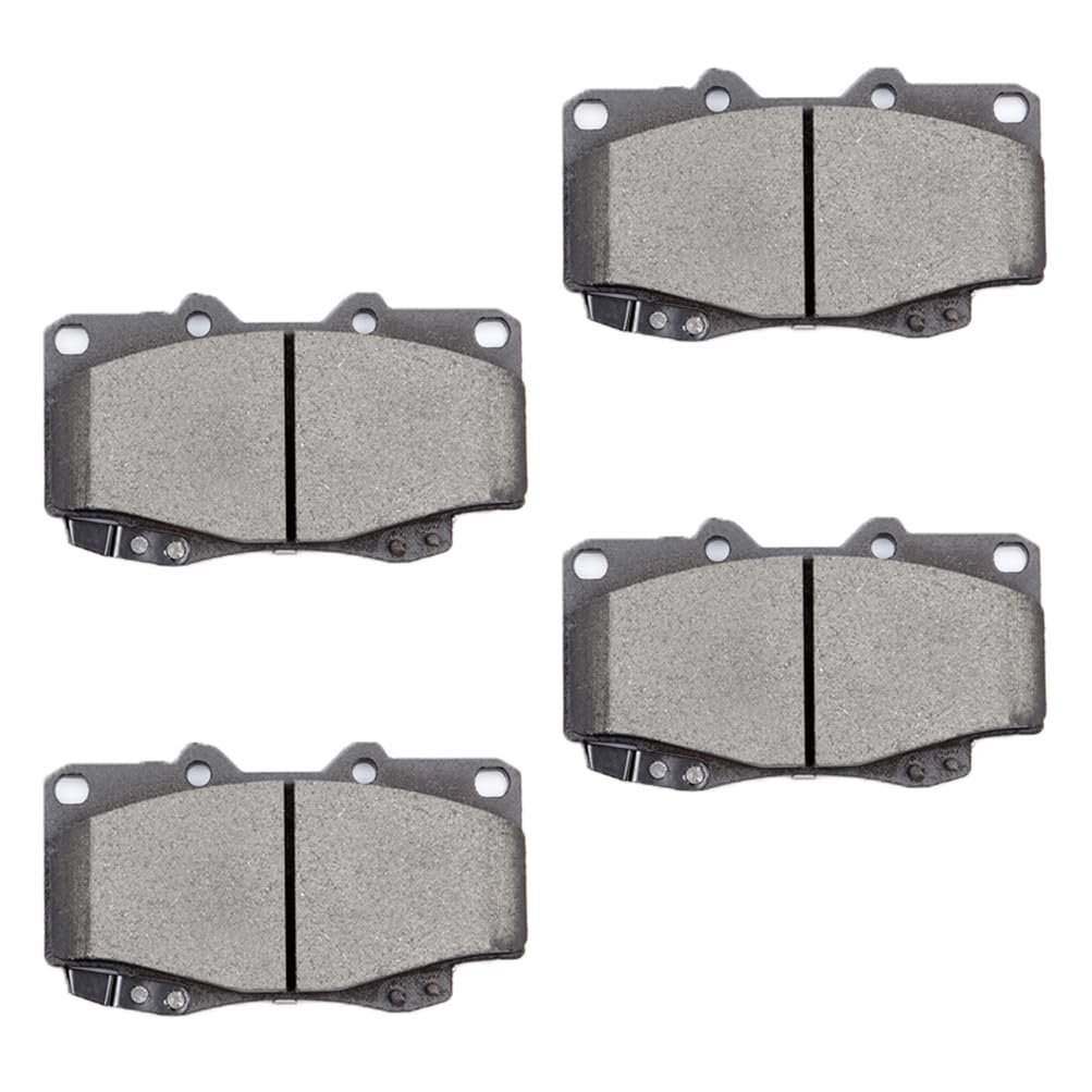Front D799 Ceramic 4pcs W Hardware Disc Brake Pad Set