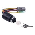 Jeenda Ignition Switch 129572 With 2 Keys For Tracker Boats 3 Position 6 Wire Connectors 87-17009a2 87-17009a5