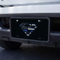 Superman Thin Blue Line Flag Shield Logo Novelty Metal Vanity Tag License Plate
