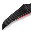 Auto Dynasty V-style Rear Car Trunk Lid Spoiler Compatible With Mazda 3 Sedan 2019-2021 Glossy Black Carbon Fiber