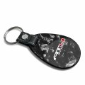 Ipick Image For Gmc At4 Led Printed Logo On Real Forged Carbon Fiber Large Tear Drop Key Chain Keychain Exclusive Official