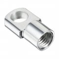 Uxcell Gas Spring End Fitting M8 Female Thread 8mm Hole Dia A3 Steel Silver Tone 2pcs
