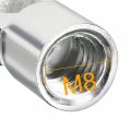 Uxcell Gas Spring End Fitting M8 Female Thread 8mm Hole Dia A3 Steel Silver Tone 2pcs