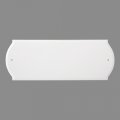 Hasware Paintable Address Plaque White Block Modern Design For Diy Outside Home Street 6 X 16 