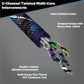 Scosche Efx Delta 20 6-channel Twisted Multi-core Rca Interconnects