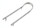 Lowrider Bike Triple Square Twisted Sissy Bar Chrome 