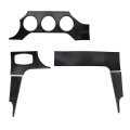 5 Piece Carbon Fiber Interior Dashboard Panel Cover Trim For Ford Mustang 2015 2019 