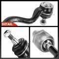 A-premium 2 X Front Inner Outer Tie Rod End Assembly Compatible With Bmw 318i 318is 318ti 320i 323i 323is 325i 325is 328i 328is