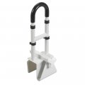 Drive Medical Adjustable Height Bathtub Grab Bar Safety Rail 