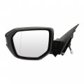 Ocpty Driver Side Power Manual Folding Mirrors Compatible With 2016-2018 For Civic