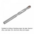 Uxcell 9mm Cutting Dia Cemented Carbide Twist Extra Long Drill Bit With Round Straight Shank For Hardened Steel Stainless 110mm