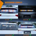 Nilight Traffic Advisor Emergency Strobe Light Bar 2 In 1 17inch Led 23 Flash Patterns Directional Safety Warning Lights With