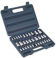 Tms34pf Torx Master Set 34 Piece High Carbon Steel Chrome Plated Bit With Hex Shank And Blue Storage Case T8 T60 Tamper Proof 