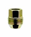 White Knight 2004s Zinc Gold 3 Hex Size Open End Dual Thread Lug Nut 4 Piece 