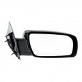 Passenger Side Door Mirror For Gmc Safari 1988 To 2005 Manual Folding Non Heated Gloss Black Replacement 15757378 Gm1321158 