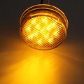Partsam 10x 2 5 Round Side Marker Light Clearance 13 Diodes Universal Use Sealed Amber