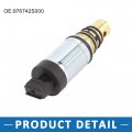 A Absopro Car Ac Compressor Control Solenoid Valve 976742s000 For Hyundai Accent 2014-2016 Silver Tone Black