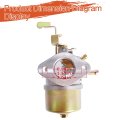 Carburetor Carb Replacement For Wisconsin Robin Wi-390 W1-390 8 11 12 Engine With Fuel Line