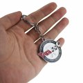 Reixs 1pc 25th Anniversary Keychain Car Alloy Key Chain Ring Gift For 1978 C3 Corvette 