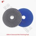 7pcs Set Professional Polishing Pads For Marble Granite Diameter 100mm Wet Sanding Discs G50