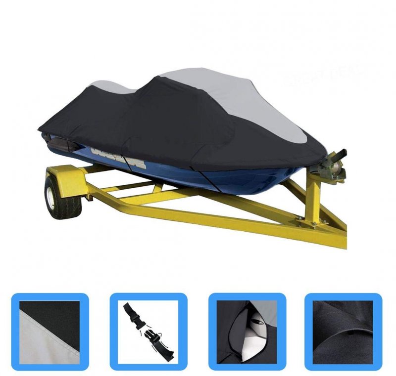 Jet Ski Cover For Yamaha Wave Venture 700 Wvt700t Wvt700u 1995 1996 Heavy Duty 600 Denier Water Resistant Pwc Storage Mooring