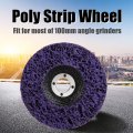 5pcs Abrasive Wheel Grinder Strip Disc For 100mm Angle 10000rpm Stripper Remover Poly Rust Paint Removal Clean Tool