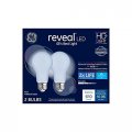 Ge Reveal 2-pack 60 W Equivalent Dimmable 2850k Color-enhancing A19 Led Light Fixture Bulbs
